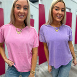 Your Best Basic Tee | Acid Wash with Seam Detail