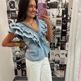Pearl Detail Jeans - White