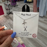 Hair Stylist Sissor Necklace