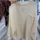 Pretty and Precious Pocket Sweater