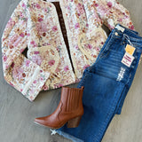Petals & Pockets Quilted Jacket