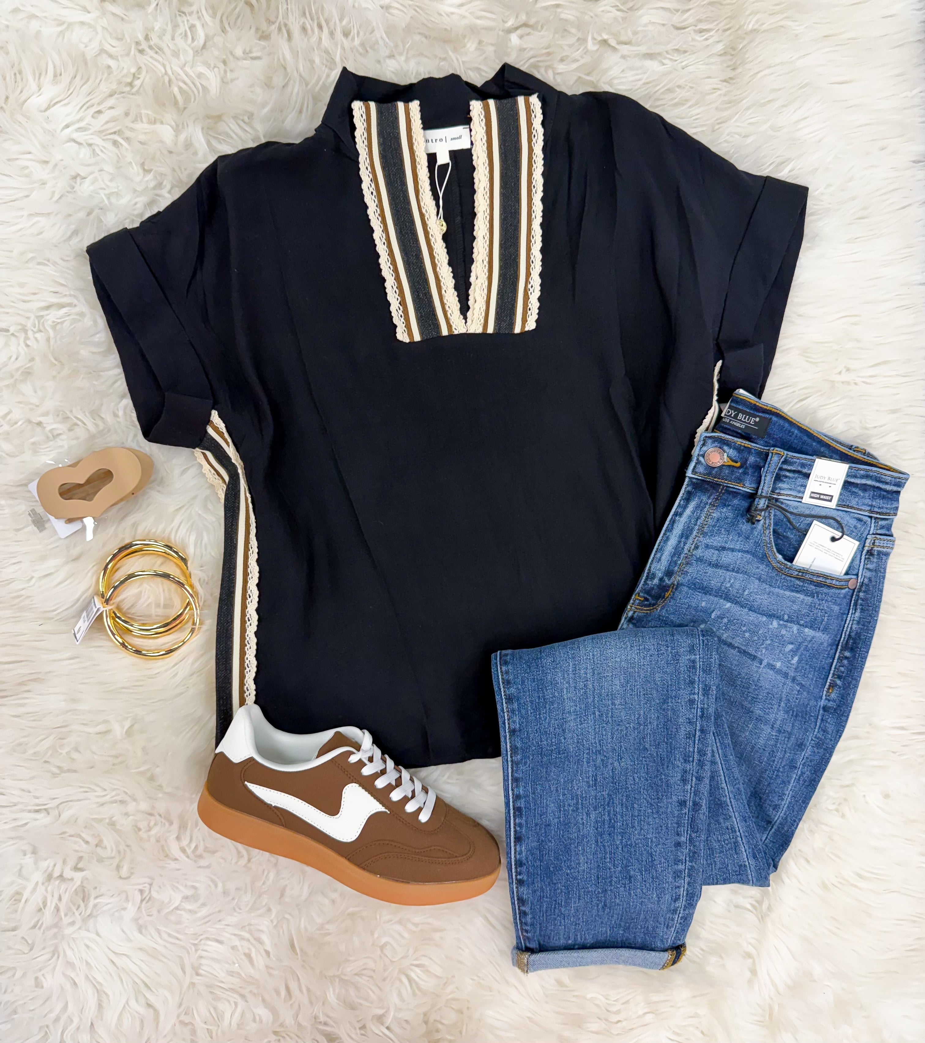 Ribbon Detail Top