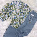 Bloom & Lace Wide Leg Pants