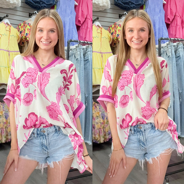 Off the Vine Top Pink