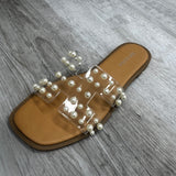 Clear Pearl Sandals