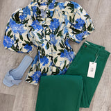 Perfect Touch Denim Pants | Green