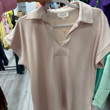Finding My Place Collar Top | Oatmeal Almond