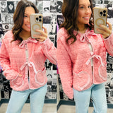 All My Love Quilted Pink Heart Jacket