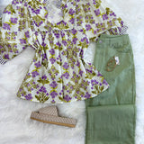 Sweet Escape Scallop Pants Matcha