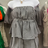 Gingham Checkered SET