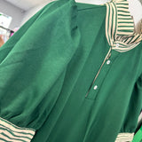 Solid Green Ribbon Dress