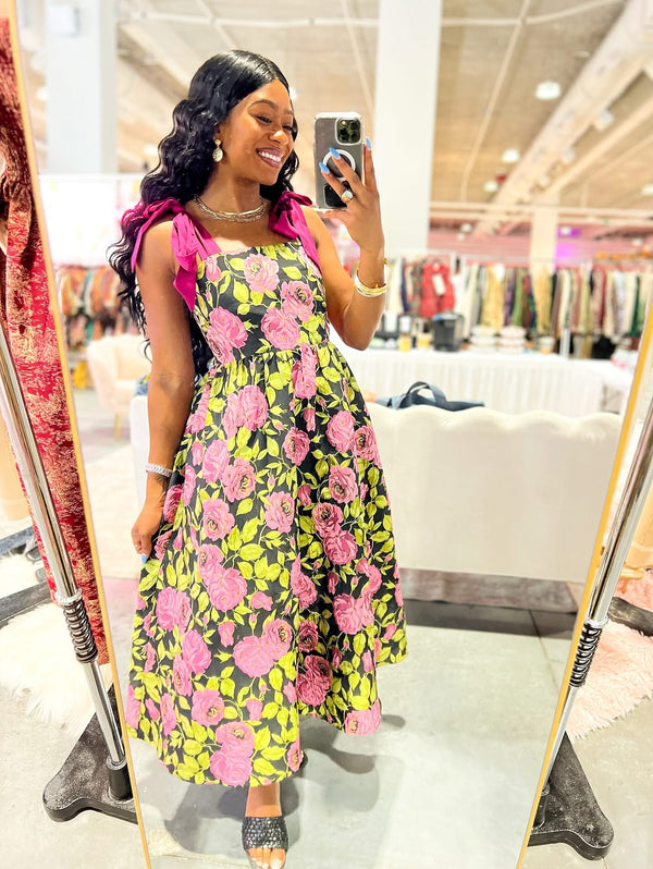 Flirty in Fuchsia Dress