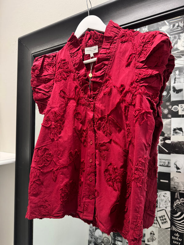 Sweeter Than You Top | Burgundy