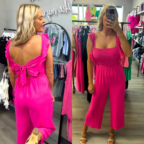 Pretty in Pink Jumpsuit