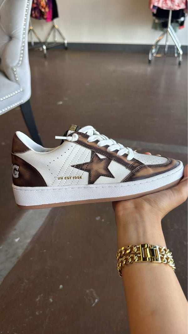 Washed Brown Sneakers |  Vintage Havana