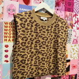 She's the One Leopard Short Sleeve Sweater