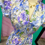 Lavender Flower Bouquet Dreams Maxi Dress