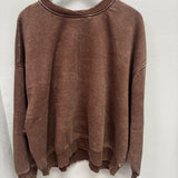 BLACK FRIDAY | Acid Wash Oversized Fleece Pullover