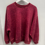 BLACK FRIDAY | Acid Wash Oversized Fleece Pullover