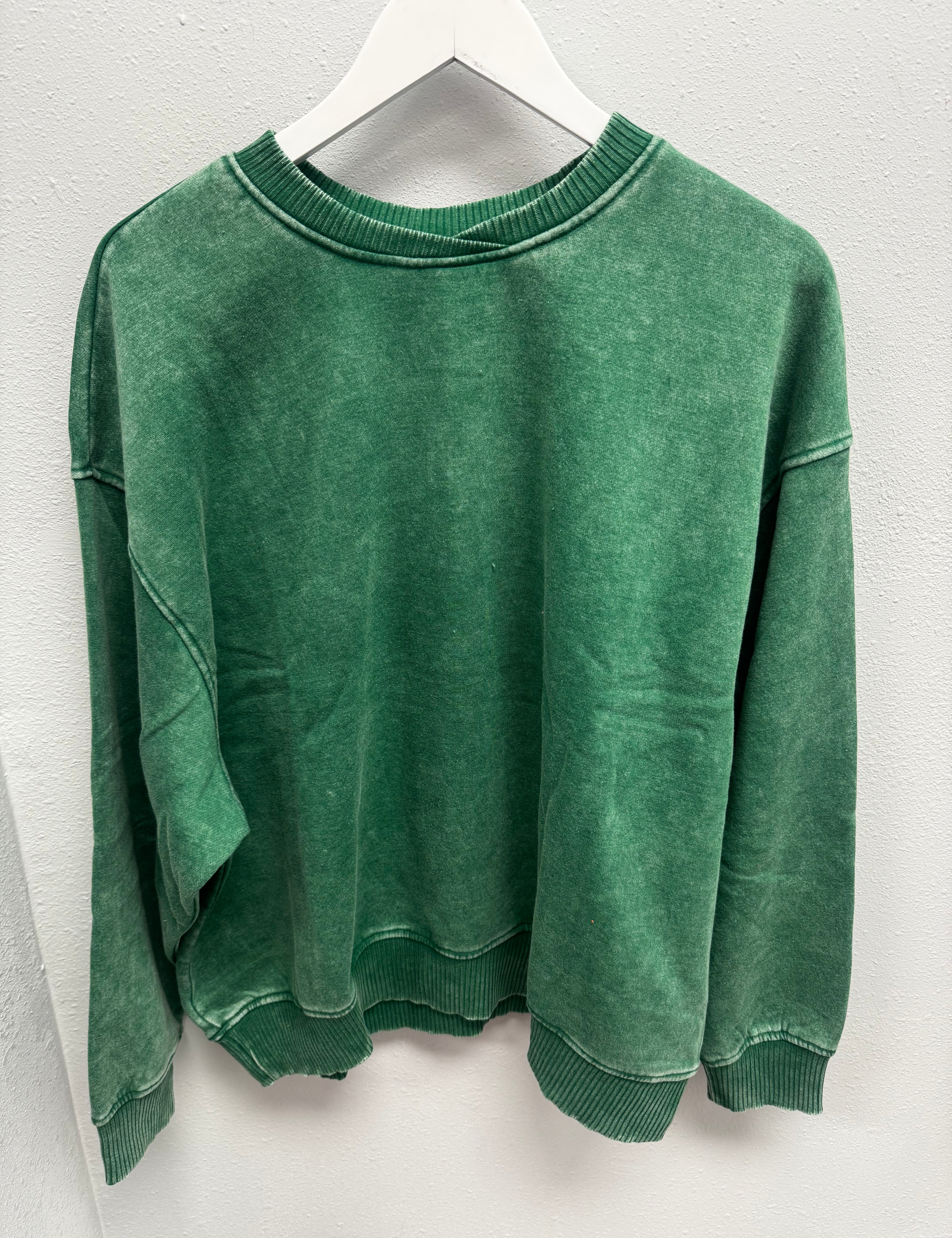 BLACK FRIDAY | Acid Wash Oversized Fleece Pullover