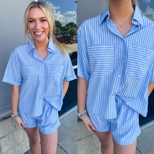 Blue Skies Stripe Set