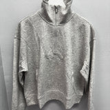 BLACK FRIDAY | High Neck Scuba Half Zip Pullover