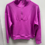 BLACK FRIDAY | High Neck Scuba Half Zip Pullover