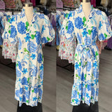 Blue Oasis Midi Dress