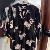 Black and Tan Pattern Dress