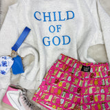 Child of God Embroidered Mock Neck