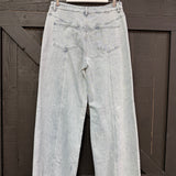 Light Wash Front Seam Denim
