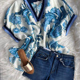 Off the Vine Top Blue