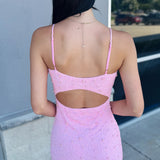 Pink Pearl Mini Dress