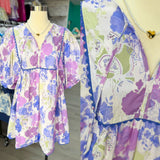 Purple Paisley Dress