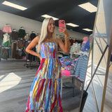 Summer Watercolor Dress
