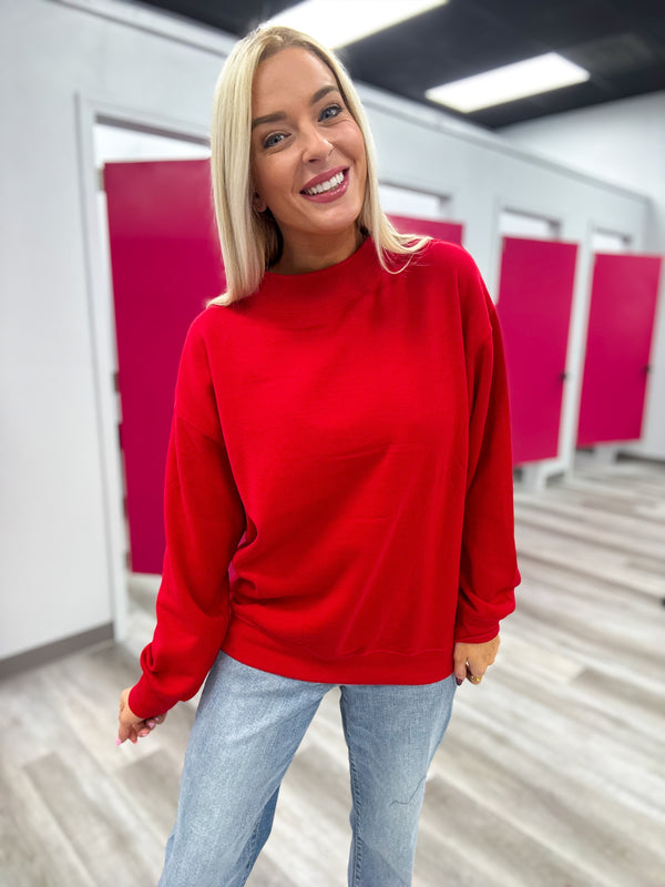 Oversized Mockneck Sweatshirt