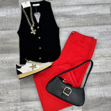 Ribbed Sweater Vest
