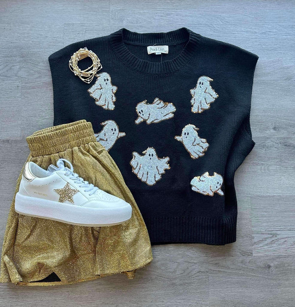 Going for the Gold Glitter Shorts