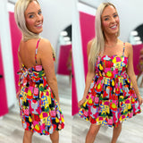 Cuban Nights Scallop Dress