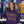 Game Day Bubble Sleeve Short Sweater Top - Purple Gold
