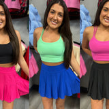 Kicking It Pleated Skort
