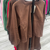 Savage Deals | Fleece Raglan Sleeve Pullover & Sweatpants Set