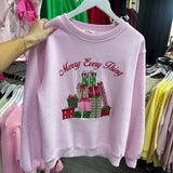 Merry Everything Embroidery Sweatshirt
