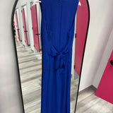 Knew the Ending Royal Blue Jumpsuit