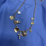 Pearl Embellished  Top Blue