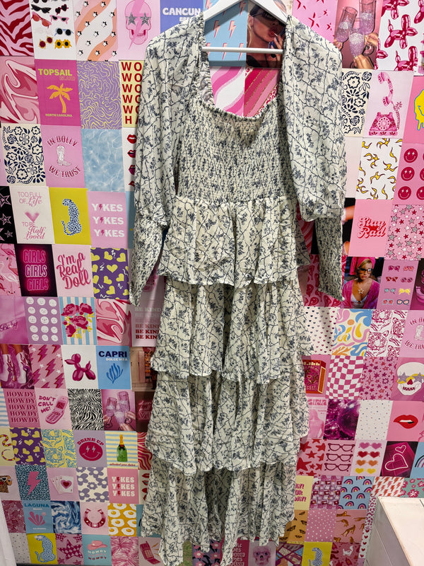 Make the Most of It Cream Maxi Dress