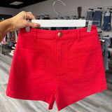 Red Front Pocket Shorts