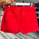 Red Front Pocket Shorts