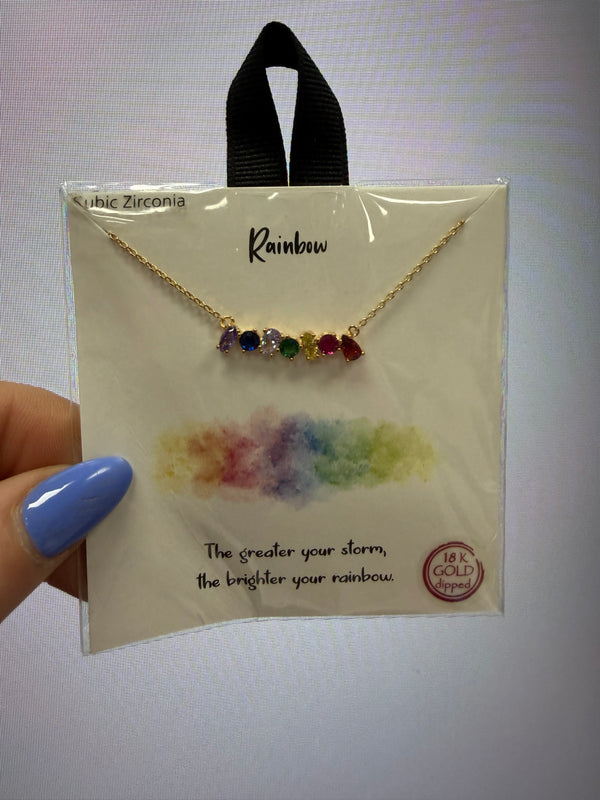 Rainbow Necklace | Strong in the Storm