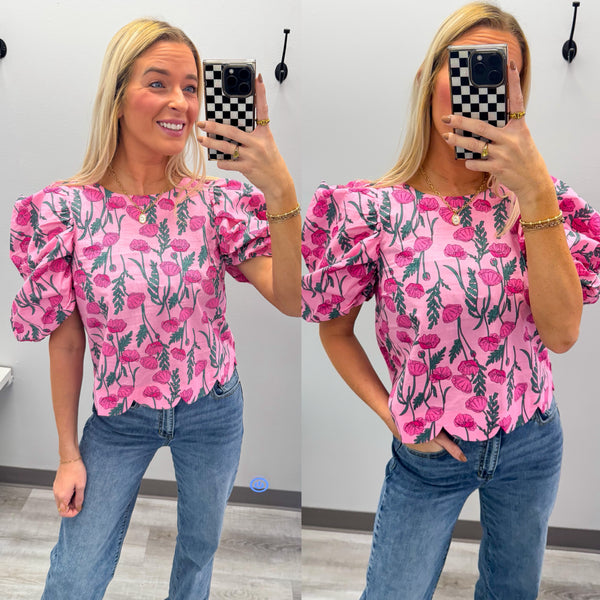 Pocket Full of Posies Top